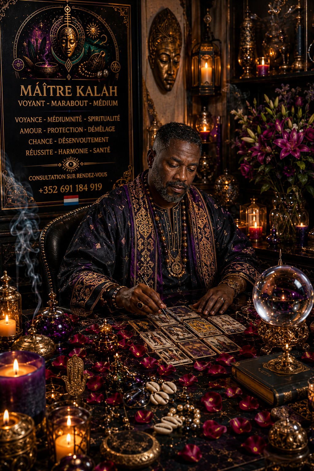 Maître Kalah — Grand Marabout Africain au Luxembourg
